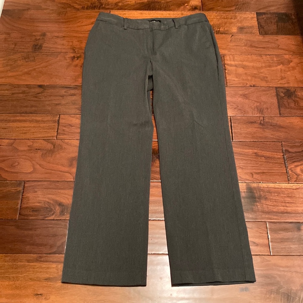 Talbots Barely Boot Curvy 14 Grey Pant